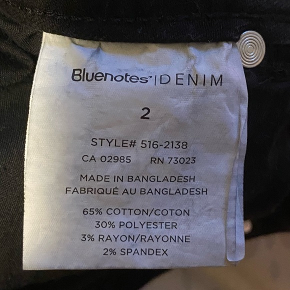 Bluenotes Black Skinny Jean - Picture 2 of 5